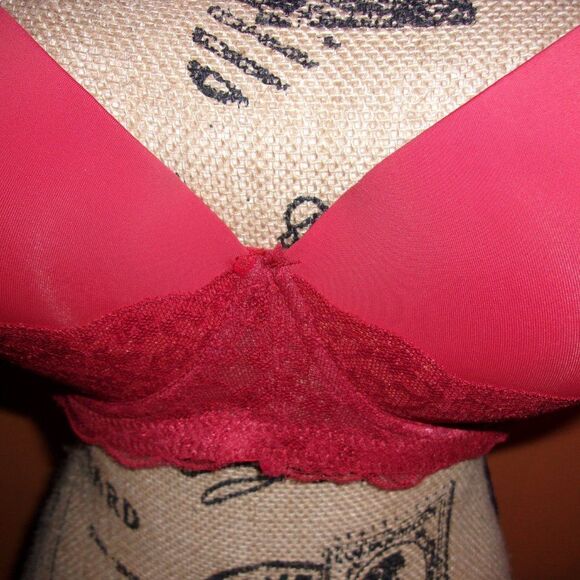Youmita 40DDD Red Floral Lace Bra NWT - Picture 9 of 12